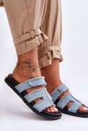 Sandał Klapki Model Lamirose H8-523 Blue - Step in style Step in style Sandał Klapki Model Lamirose H8-523 Blue - Step in style Step in style