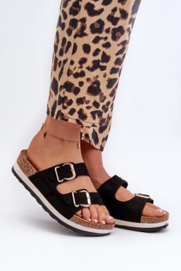 Sandał Klapki Model Ursila 24DZ21-7225 Black - Step in style Step in style