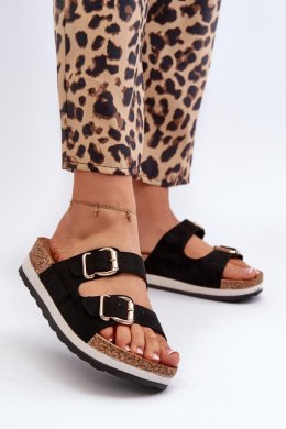 Sandał Klapki Model Ursila 24DZ21-7225 Black - Step in style Step in style