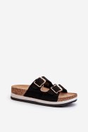 Sandał Klapki Model Ursila 24DZ21-7225 Black - Step in style Step in style Sandał Klapki Model Ursila 24DZ21-7225 Black - Step in style Step in style