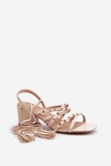 Sandały Model Chrisele 3973 Beige - Step in style Step in style Sandały Model Chrisele 3973 Beige - Step in style Step in style
