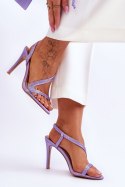 Sandały Model Colima H8-319 Violet - Step in style Step in style Sandały Model Colima H8-319 Violet - Step in style Step in style