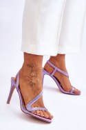 Sandały Model Colima H8-319 Violet - Step in style Step in style Sandały Model Colima H8-319 Violet - Step in style Step in style
