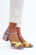 Sandały Model DA CR482 Yellow - Step in style Step in style Sandały Model DA CR482 Yellow - Step in style Step in style