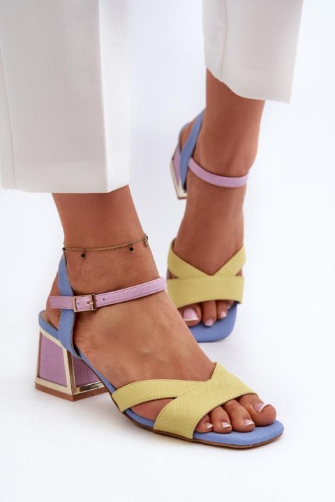 Sandały Model DA CR482 Yellow - Step in style Step in style Sandały Model DA CR482 Yellow - Step in style Step in style