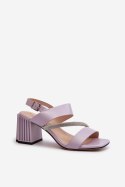 Sandały Model DA MR38-549 Violet - Step in style Step in style Sandały Model DA MR38-549 Violet - Step in style Step in style