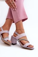 Sandały Model DA MR38-549 Violet - Step in style Step in style Sandały Model DA MR38-549 Violet - Step in style Step in style