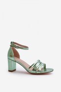 Sandały Model Enitia 24SD98-6768 Green - Step in style Step in style Sandały Model Enitia 24SD98-6768 Green - Step in style Step in style