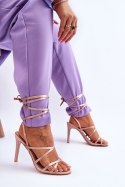 Sandały Model Meya H8-392 Beige - Step in style Step in style Sandały Model Meya H8-392 Beige - Step in style Step in style