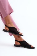Sandały Model S.Barski KV27-058 Black - Step in style Step in style Sandały Model S.Barski KV27-058 Black - Step in style Step in style