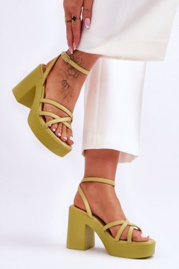Sandały Model Shemira 78-130 Green - Step in style Step in style