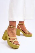 Sandały Model Shemira 78-130 Green - Step in style Step in style Sandały Model Shemira 78-130 Green - Step in style Step in style