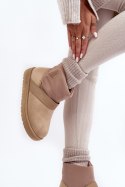 Śniegowce Model Big Star MM274152 Beige - Step in style Step in style Śniegowce Model Big Star MM274152 Beige - Step in style Step in style