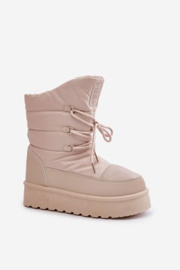 Śniegowce Model Big Star OO274885 Beige - Step in style Step in style