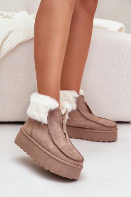 Śniegowce Model Filiala 24891 Dark Beige - Step in style Step in style