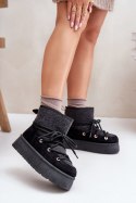 Śniegowce Model Mavora HY868 Black - Step in style Step in style Śniegowce Model Mavora HY868 Black - Step in style Step in style