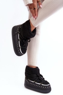 Śniegowce Model Rohes NB617 Black - Step in style Step in style