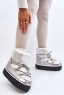 Śniegowce Model Toolsa NB616 Silver - Step in style Step in style Śniegowce Model Toolsa NB616 Silver - Step in style Step in style