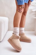Śniegowce Model Xamella 20216-4C Beige - Step in style Step in style Śniegowce Model Xamella 20216-4C Beige - Step in style Step in style