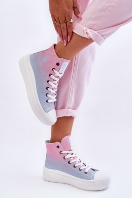 Trampki Model Big Star LL274A191 Pink/Blue - Step in style Step in style