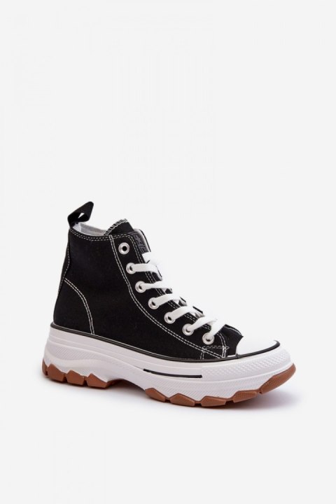 Trampki Model Valvia 24SP26-6736 Black - Step in style Step in style Trampki Model Valvia 24SP26-6736 Black - Step in style Step in style