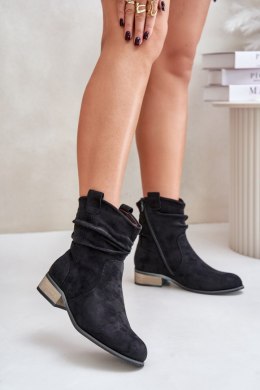 Botki Model Elletinnia 24BT02-3046 Black - Step in style Step in style