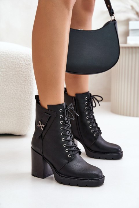 Botki Model Ivarisse ASA254-3 Black - Step in style Step in style Botki Model Ivarisse ASA254-3 Black - Step in style Step in style
