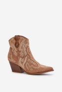 Botki Model Kaivina 9676A Camel - Step in style Step in style Botki Model Kaivina 9676A Camel - Step in style Step in style