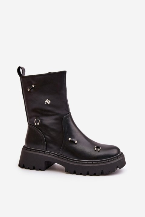 Botki Model Reritha QH7817 Black - Step in style Step in style Botki Model Reritha QH7817 Black - Step in style Step in style