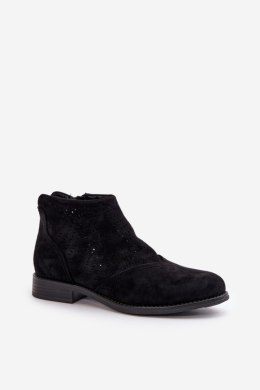 Botki Model S.Barski HY42-076 Black - Step in style Step in style