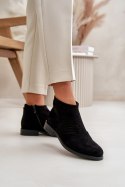 Botki Model S.Barski HY42-076 Black - Step in style Step in style