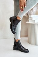 Botki Model S.Barski HY42-717 Black - Step in style Step in style Botki Model S.Barski HY42-717 Black - Step in style Step in style