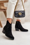 Botki Model S.Barski HY42-944 Black - Step in style Step in style Botki Model S.Barski HY42-944 Black - Step in style Step in style