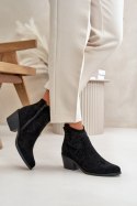 Botki Model S.Barski HY42-944 Black - Step in style Step in style Botki Model S.Barski HY42-944 Black - Step in style Step in style