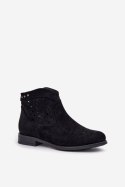 Botki Model S.Barski HY51-113 Black - Step in style Step in style Botki Model S.Barski HY51-113 Black - Step in style Step in style