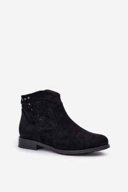 Botki Model S.Barski HY51-113 Black - Step in style Step in style