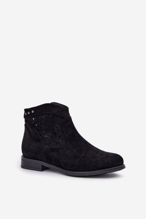 Botki Model S.Barski HY51-113 Black - Step in style Step in style Botki Model S.Barski HY51-113 Black - Step in style Step in style