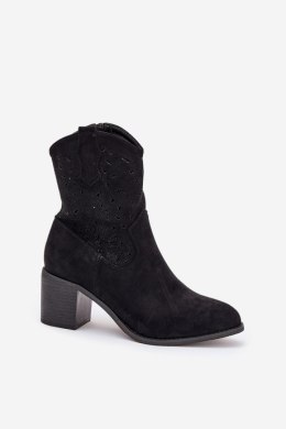 Botki Model S.Barski HY51-125 Black - Step in style Step in style