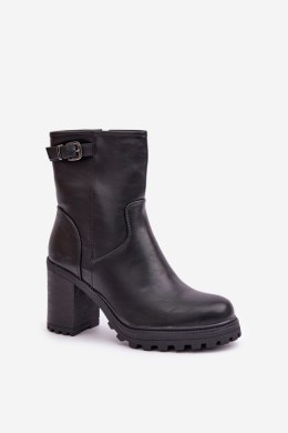 Botki Model Selavia LQ-83 Black - Step in style Step in style