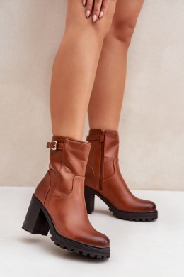 Botki Model Selavia LQ-83 Brown - Step in style Step in style