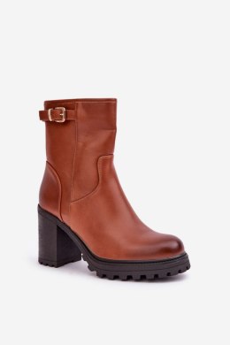 Botki Model Selavia LQ-83 Brown - Step in style Step in style