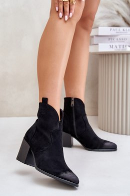 Botki Model Vinceza 58345 Black - Step in style Step in style