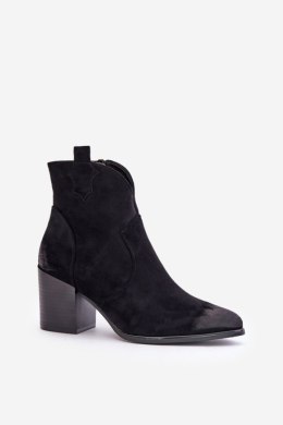 Botki Model Vinceza 58345 Black - Step in style Step in style