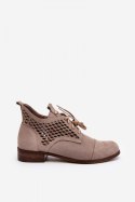 Botki Model Zazoo 2878/024 Beige - Step in style Step in style Botki Model Zazoo 2878/024 Beige - Step in style Step in style