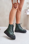 Botki Model Zazoo 60472 Dark Green - Step in style Step in style Botki Model Zazoo 60472 Dark Green - Step in style Step in style