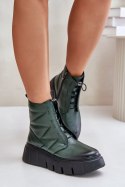 Botki Model Zazoo 60472 Dark Green - Step in style Step in style Botki Model Zazoo 60472 Dark Green - Step in style Step in style