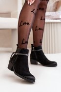 Botki Model Zazoo 60478 Black - Step in style Step in style Botki Model Zazoo 60478 Black - Step in style Step in style