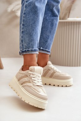 Buty Sportowe Model Daivlene 24886 Beige - Step in style Step in style