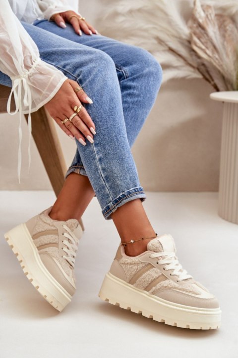 Buty Sportowe Model Daivlene 24886 Beige - Step in style Step in style Buty Sportowe Model Daivlene 24886 Beige - Step in style Step in style