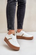 Buty Sportowe Model Dravinnia PC2802 White Leopard - Step in style Step in style Buty Sportowe Model Dravinnia PC2802 White Leopard - Step in style Step in style